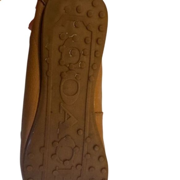 Coach Women's Fredrica Loafers Brown Leather Size 7.5B Slip On Flats - Picture 7 of 10